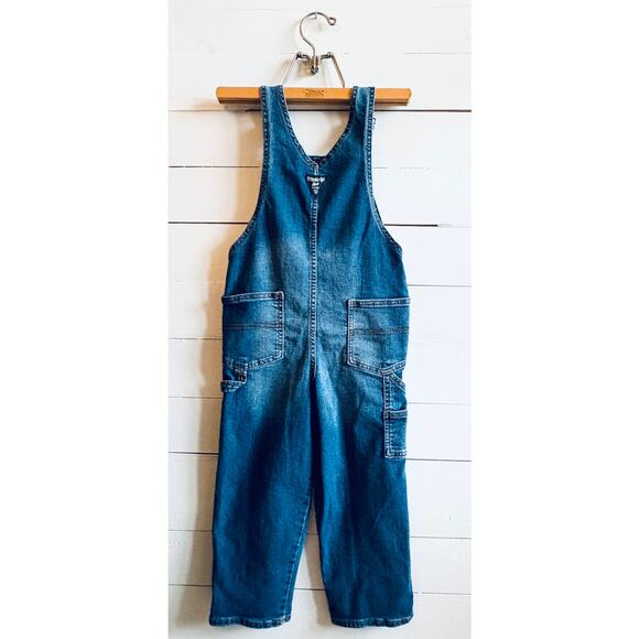 Boys' OshKosh Denim Overalls, Size 5 - Picture 2 of 2